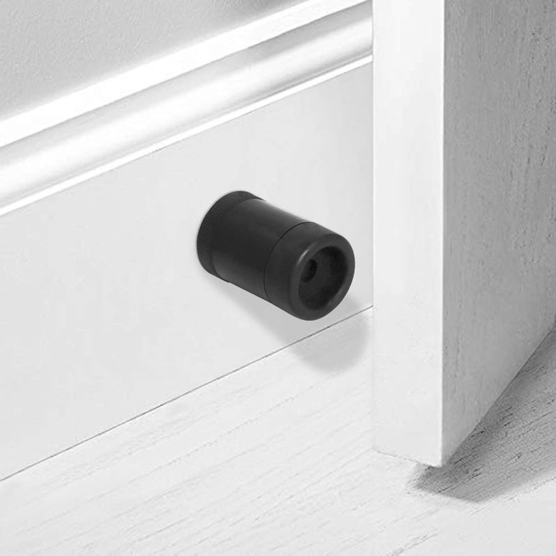 Impex IMPEX PVC Door Silencer Wall Protector for Door Handle  Door StopperDoor GuardDoor BufferWall Protector with PVC Support for Home Metal DoorWooden Door Set of 12 Pcs  Black - Image 5