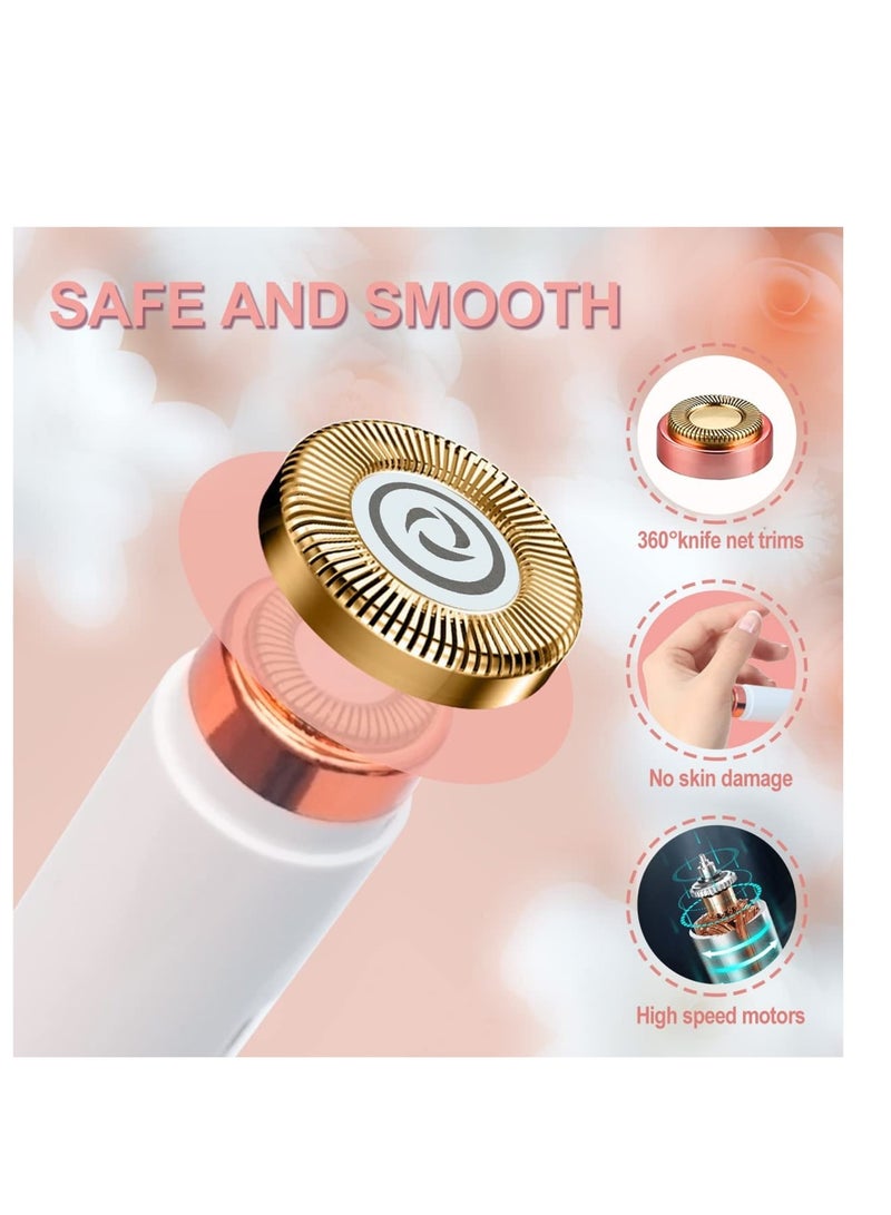 Zikra Nose Hair Trimmer for Women and Men, Painless Ear and Nose Hair Trimmer, Eyebrow & Facial Hair Trimmer Dual Edge Blades, Rechargeable Nose Trimmer, for Easy Cleansing - Image 3