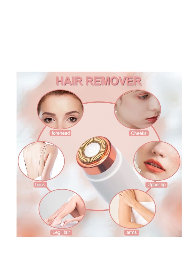 Zikra Nose Hair Trimmer for Women and Men, Painless Ear and Nose Hair Trimmer, Eyebrow & Facial Hair Trimmer Dual Edge Blades, Rechargeable Nose Trimmer, for Easy Cleansing - Image 4