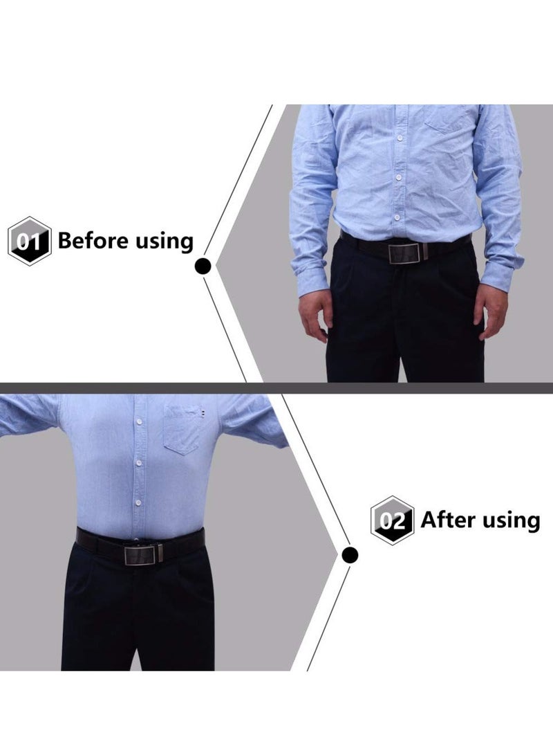 Dark Horse Two Pairs Of Men's Shirt Racks Upgraded Version Adjustable Elastic Shirt Racks With Anti-Slip Locks - Image 2