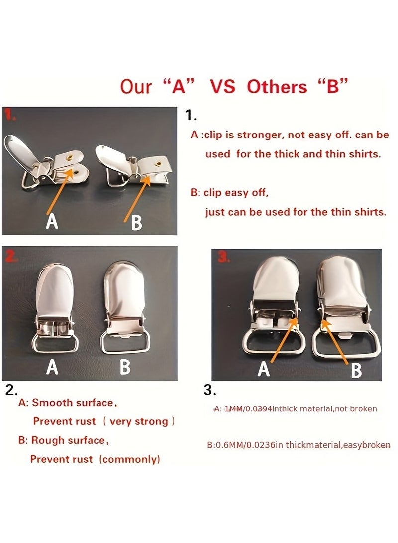 Dark Horse Two Pairs Of Men's Shirt Racks Upgraded Version Adjustable Elastic Shirt Racks With Anti-Slip Locks - Image 5