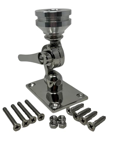 Locmarine MarineGrade HeavyDuty Adjustable Fixed Mount for Starlink Mini Antenna Flat Dish Base Perfect for Boats Yachts Sailboats and Trawlers LMSMINIHDBRK - Image 1