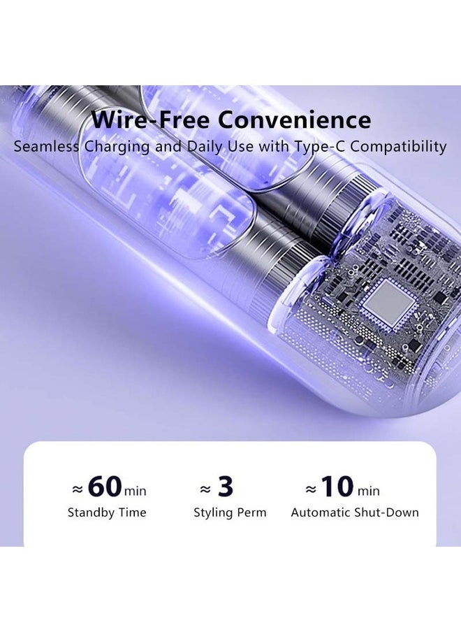 Kimaya - NEW Wireless Mini Portable Travel Hair Straightener Home Charging Comb Anti-Static Feature Negative Hair Straightening - Image 1