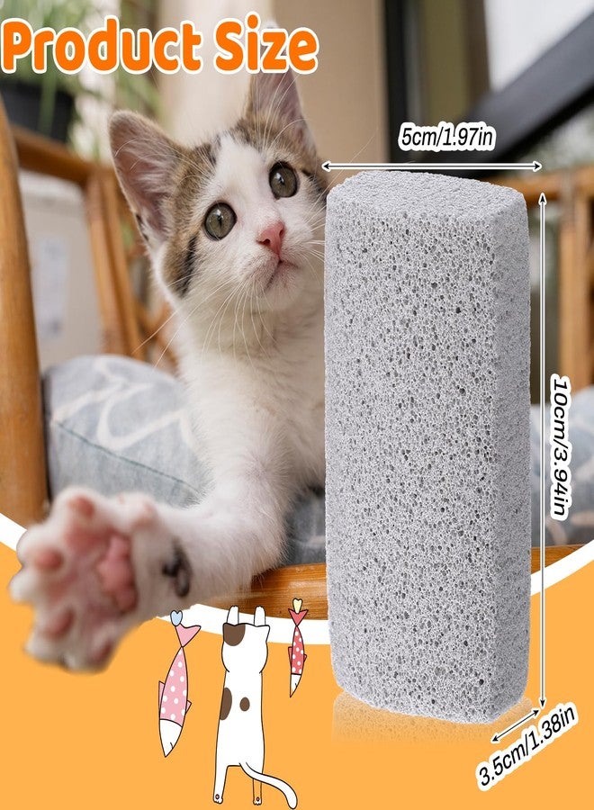 Yolev 2 Pcs Pet Hair Remover Grey Pumice Stone for Dog Cat Tool Fur Removal Cleaning Block Remover Stone for Car Interior Furniture Bedding Carpet（3.94 x 1.97 x 1.38in） - Image 3