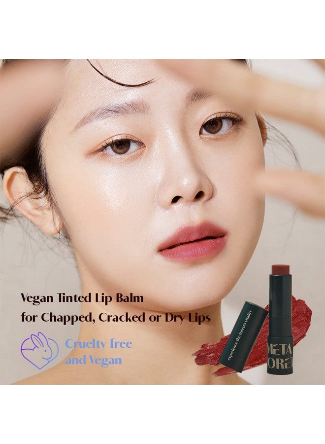 Metaforet Vegan Tinted Lip Balm 0.12Oz 3.5G Experience Softer More Radiant Lips With Lip Tint Butter Balm Moisturizing Tinted And Perfect For Lip Care And Lip Glow (02 Rose Red)