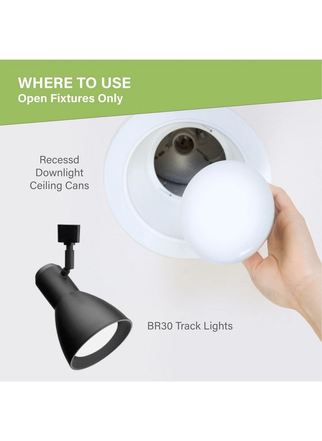 Sigalux - Led Flood Lights Indoor, Br30 Led Bulb 65W Equivalent, Dimmable Recessed Light Bulbs 650Lm 5000K Daylight Can Light Bulbs, E26 Base Bulged Light Bulbs Ul Listed, 6 Pack - Image 1