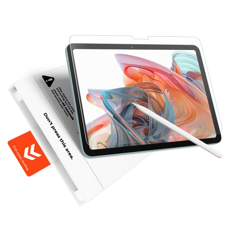 KCT 2 Pack Paperfeel Glass Screen Protector Compatible with iPad Air 13 Inch M3 2025 & M2 2024 (7th/6th Generation), Matte Surface, Tempered Glass, Easy Application Tray - Image 1