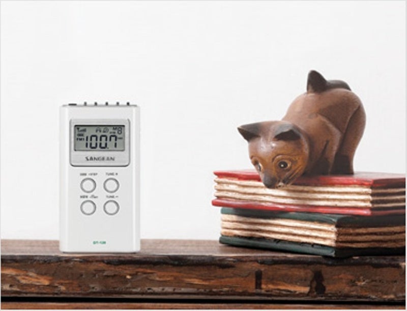 Sangean America, Inc. dt-120-white Sangean DT-120 AM/FM Stereo PLL Synthesized Pocket Receiver - Image 3