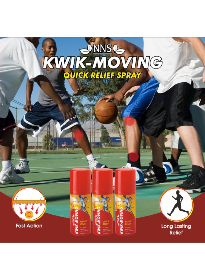 NNS Kwik-Moving- Quick Relief Spray 150Ml - Image 4