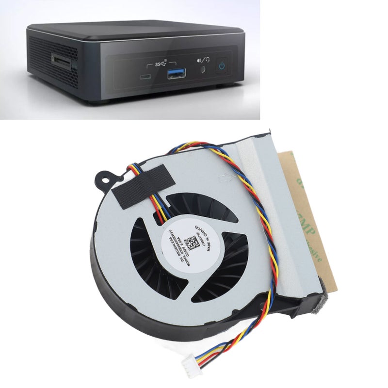 NUC6i7KYK CPU Cooling Fan 4Pin Connector Small Light Weight Aluminium Alloy ABS KSB0605HB CPU Fan for NUC 1323 00U9000 - Image 4
