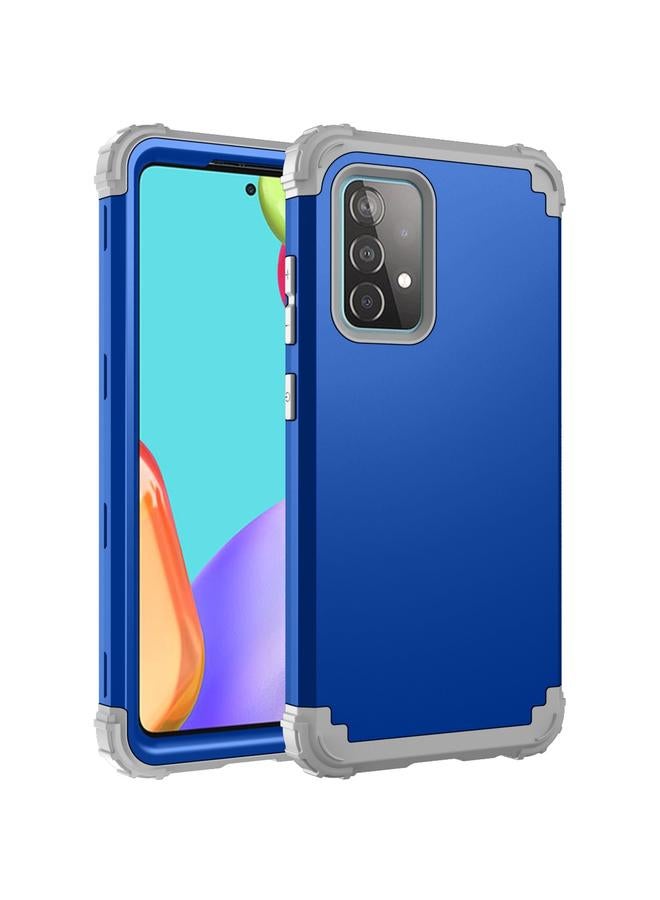 اس-توب جراب لهاتف Samsung Galaxy A52 4G / 5G PC + جراب حماية من الصدمات من السيليكون مكون من ثلاث قطع - Image 1