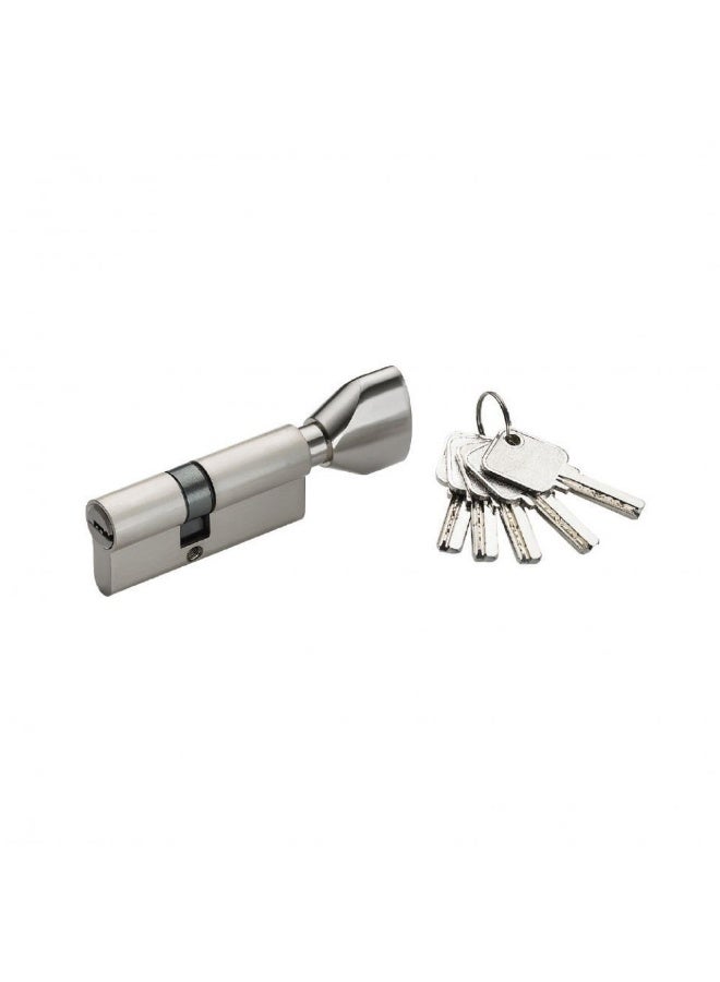 Milano MCS Cylinder 70mm With Knob – High Security Door Lock Cylinder, Durable Construction, Easy Installation, Perfect for Home & Office Doors, Reliable Security Hardware
