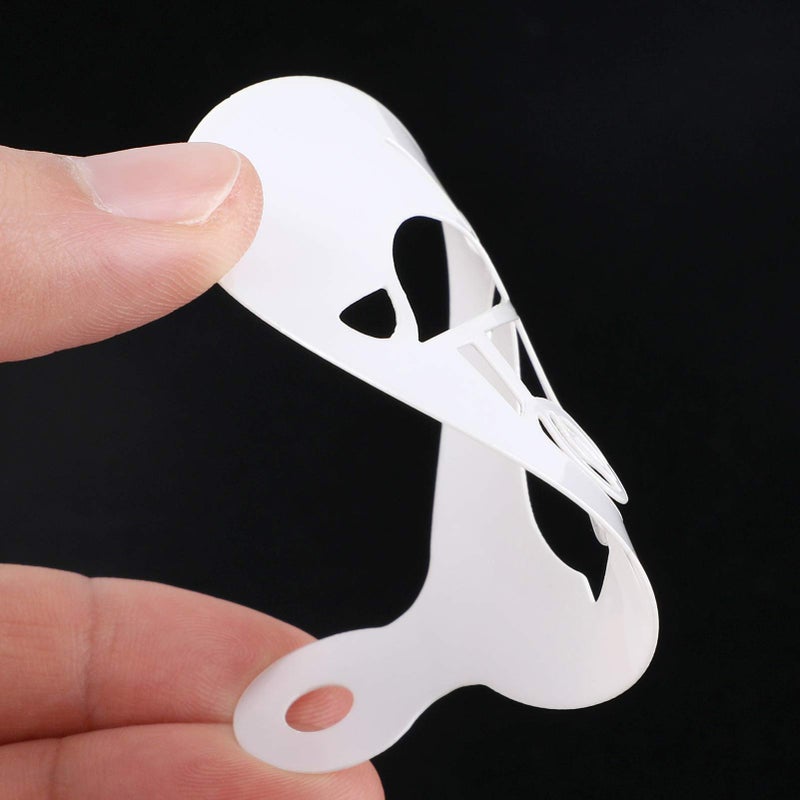 Konsait 50Pack Cake Stencil Templates Decoration, Reusable Cake Cookies Baking Painting Journal Mold Tools, Dessert, Coffee Decorating Molds Cappuccino Mousse Hot Chocolate for DIY Craft Decor - Image 3