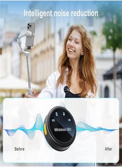 Generic Upgraded iPhone new wireless tie microphone with lightning plug, wireless tie microphone with noise reduction function, suitable for video recording, self-media  - Image 2