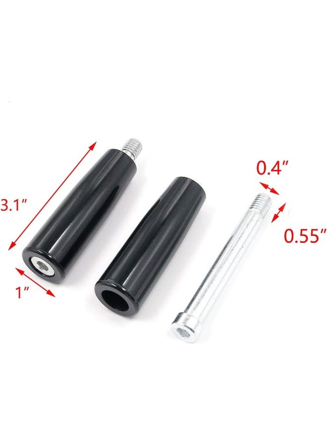 T Tulead Revolving Handle Lathe Crank Handle Machine M10 Thread Handle Grip Rotating Handles 2 Pieces  - Image 2