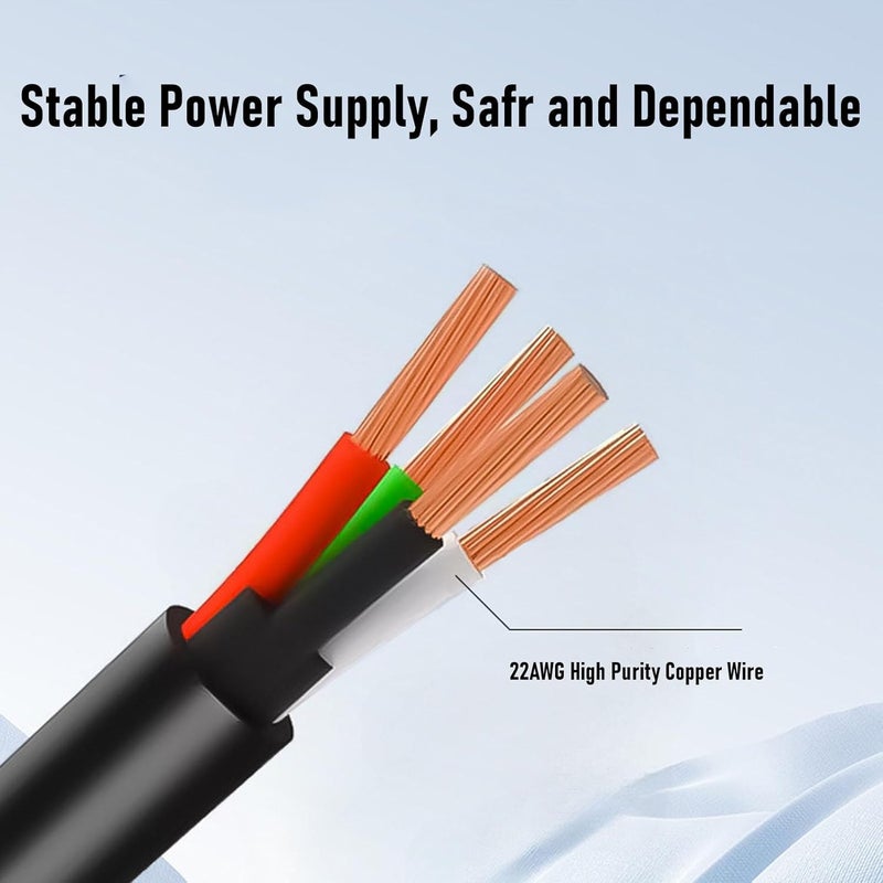 Instant order available stock 4 Pin Extension Cable 22AWG Pure Copper Core PVC Sheath Connection Cord 1.5m for Mini 3D Printer with Cable Ties Climate adapted upgraded quality Market popular practical build Trendy natural tone options Long term heavy use compatible Market demand focused build Daily wear upgraded resistant material Proper storage environment Multi-purpose fine material Flexible varied design Simple multifunctional build Diverse application fit Temp fluctuation resistant crafted quality Balanced universal design All need matching options All governorates deliver Multiple design variants All region coverage Sufficient order stock Gulf popular simple design Gulf market standard build Integrated warehouse solution Land transit & shipment compatible Modern versatile shape Adjustable build - Image 3