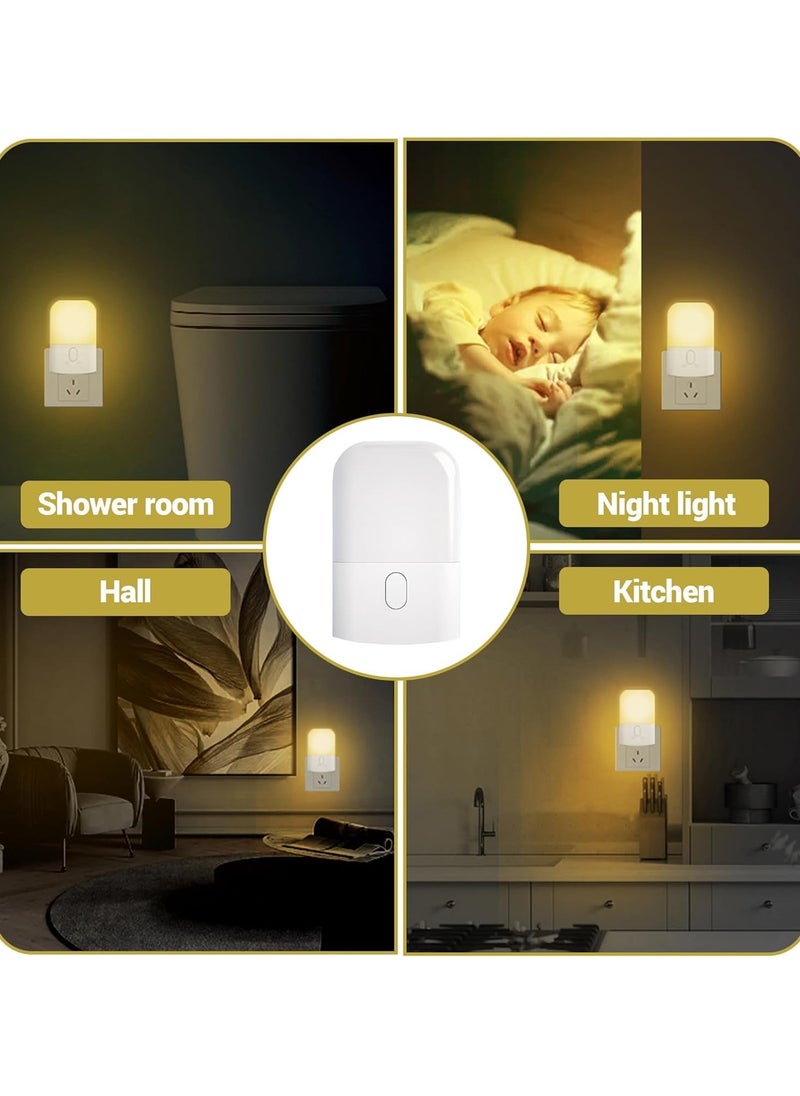 LED Night Light,2Pack LED Night Light Plug in Wall with Dusk to Dawn Photocell Sensor, 2700K Warm White Sleep Light Brightness Adjustable for Children's Room, Stairway, Bedroom, Kitchen - pzsku/Z18DB9C878FD662C878CEZ/45/_/1736313010/c160c9cb-c3c5-4daf-b965-2d3015d438eb