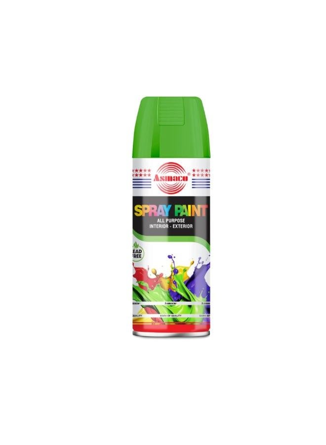 Asmaco Spray Paint - Fluorescent Green - 400 Ml - Set of 01