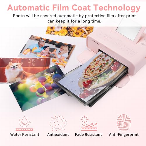 Wonfoucs Compatible with Canon Selphy CP1500 CP1300 Ink and Paper, 4x6 Inch KP-108IN KP108 for Selphy CP1500 CP1300 CP1200 CP1000 CP910 CP900 CP810, 100mm x148 mm (3 Ink +108 Sheets Photo Paper) - Image 5