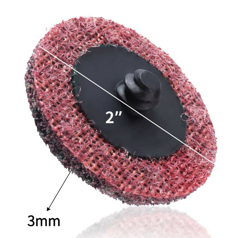 Sanding Discs: 46PCS 2 Inches Resin Bond Aluminum Oxide Grain - Color Coded 3 Grades Abrasive Tools for Detail Contour Work, Woodworking, Metal Polishing & DIY Projects - Image 5