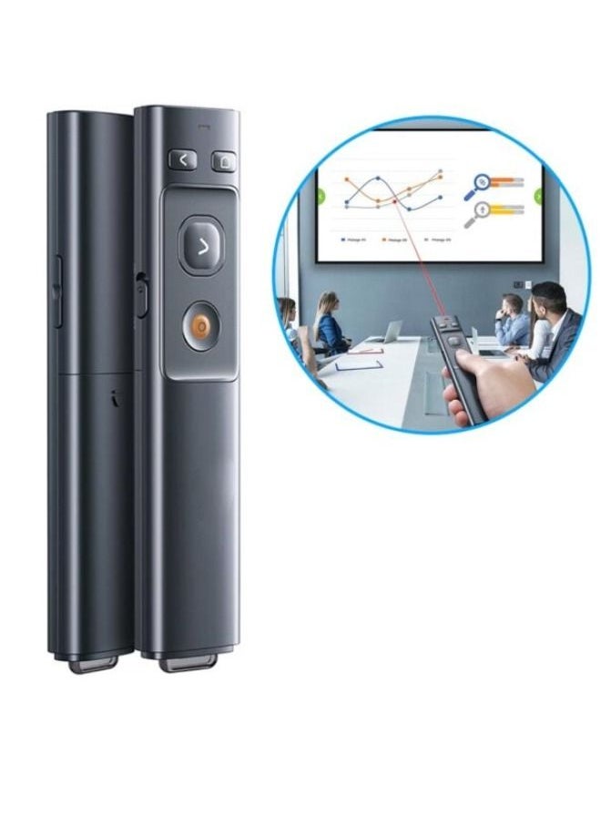 ماركة غير محددة مؤشر عرض مقدم لاسلكي مع مؤشر ليزر وجهاز استقبال بلوتوث USB / Type-C 10 × 3 × 2 سم  - Image 1