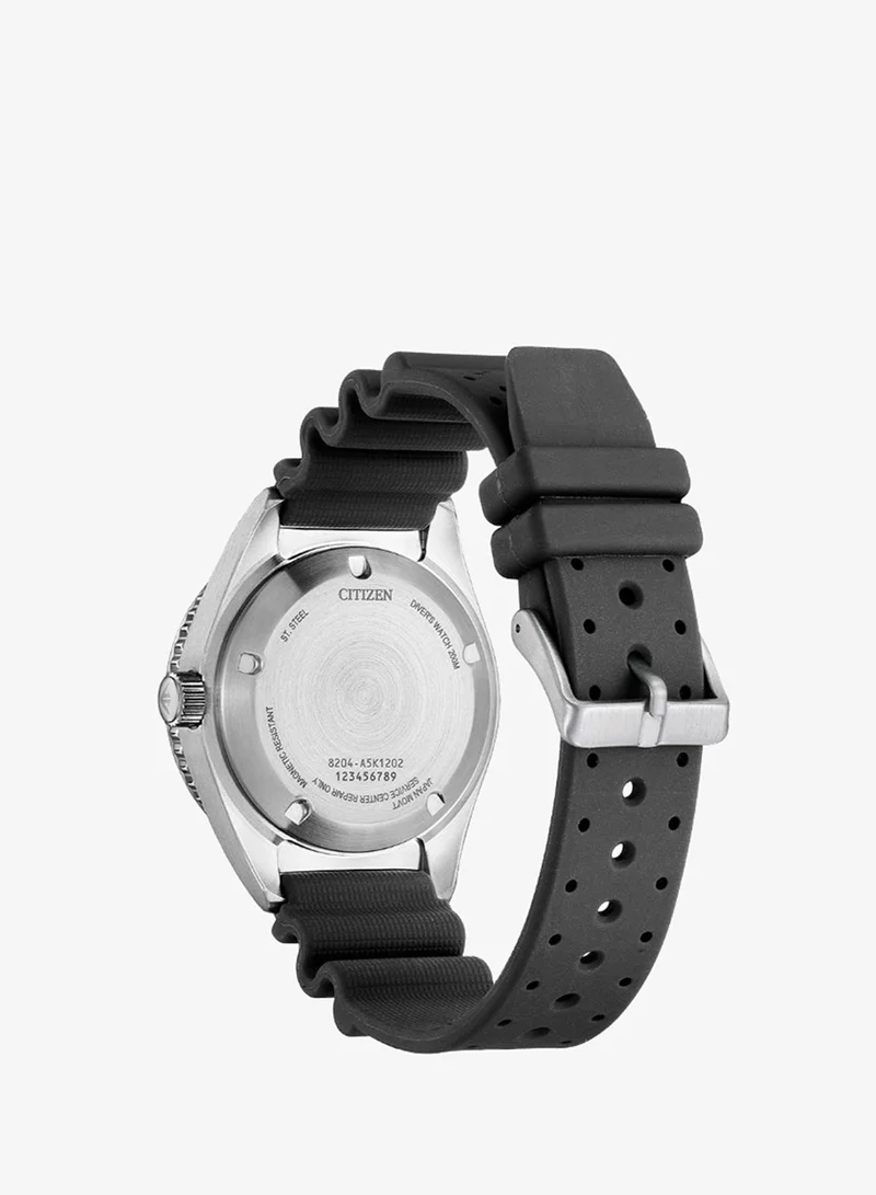Citizen  Men's Silicone Strap Automatic Watch NY0129-07L - 41 mm for Men | Best Price UAE