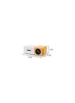 Generic V88R® 400 Lumens Full HD 1080P LED Projector, Short Throw, Remote Control, 20-60 Inch Size for Home Theater, Classroom, Small Office Use, 1920 x 1080, USB  - Image 2