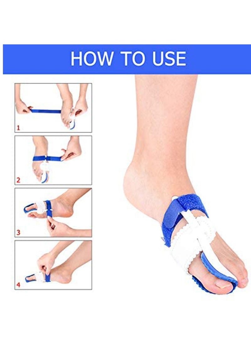 SYOSI Bunion Corrector and Bunion Splint, Bunion Relief Device to Realign Crooked Toes and Relieve Big Toe Joint Pain, Cushioned Bunion Night Splint Orthopedic Bunion Corrector - Image 2