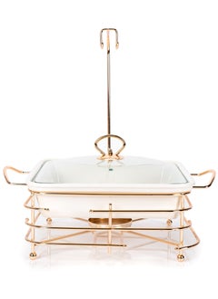 La Mesa Food Warmer Set With Candle Stand Square  - Image 3