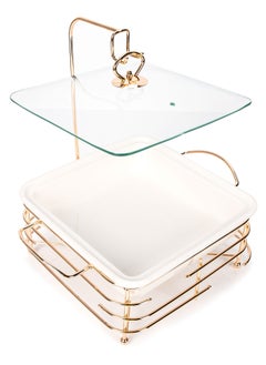 La Mesa Food Warmer Set With Candle Stand Square  - Image 4