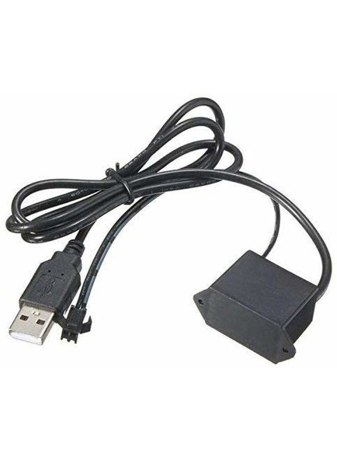 ABALDI DC 5V Portable USB El Wire Neon Strip Light Driver EL Tape Controller EL Panel Driver Unit Inverter(DC-5V) - Image 1