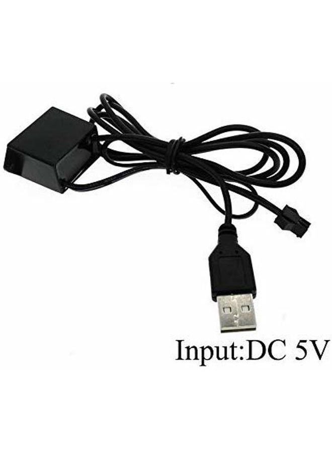 ABALDI DC 5V Portable USB El Wire Neon Strip Light Driver EL Tape Controller EL Panel Driver Unit Inverter(DC-5V) - Image 2