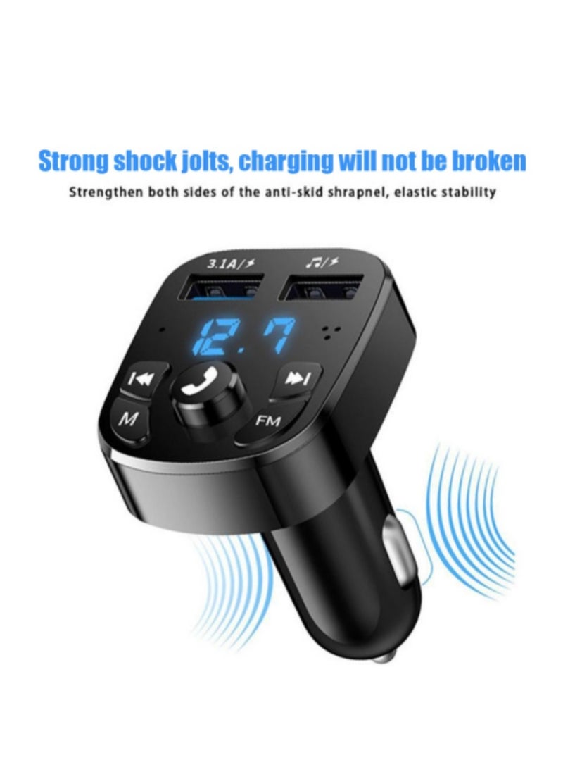 Car Bluetooth Charger Bluetooth Player Lossless Sound Quality USB Quick Charge