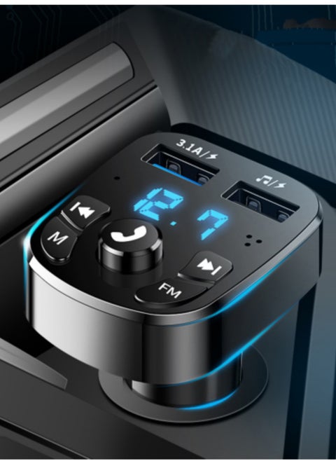 Car Bluetooth Charger Bluetooth Player Lossless Sound Quality USB Quick Charge