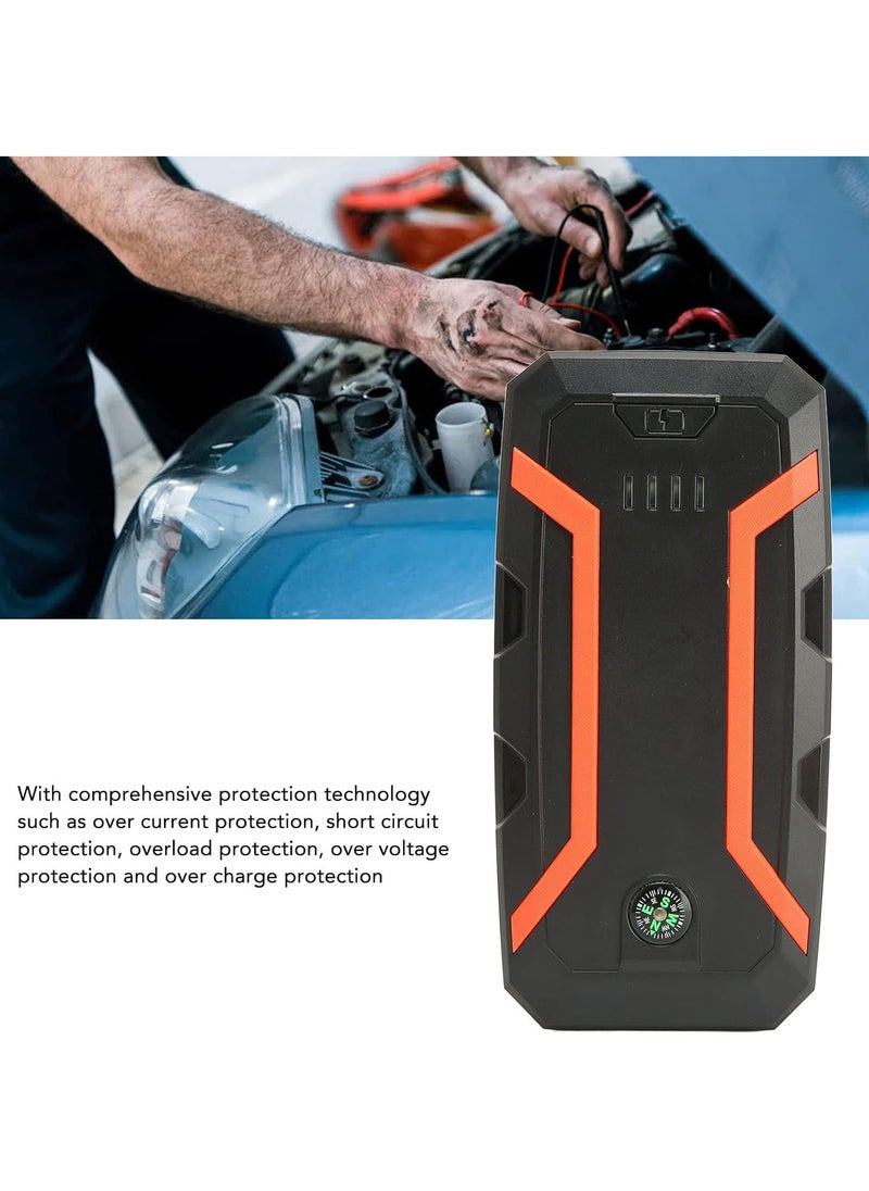 GGOOT Portable Car Jump Starter, 1500A Peak 12000mAh 12V Car Battery Booster Pack with Jumper Cables & 3 LED Light, Portable Power Bank Charger for Up to 7L Gas/ 5.5L Diesel Engines  - Image 4