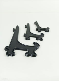 MtjrNet Plate Stand and Picture Holder 3pcs set Display Stands, Picture Frame Holder Solid Base Bracket Decoration Swing Photo Shelf  - Image 3
