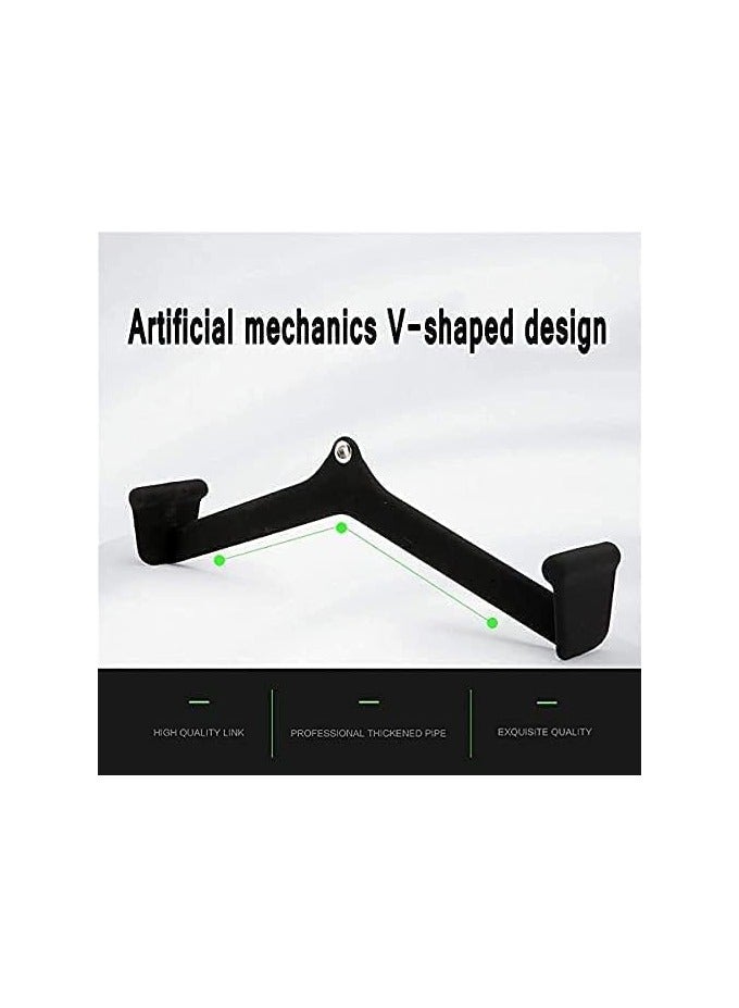 Workout Equipment - 5 Sets, Easily Build Back Muscles Bodybuilding Matching V-Shaped Handle, Tricep Press Down Bar LAT Pull Down Bar Handle Attachment for Cable Machine