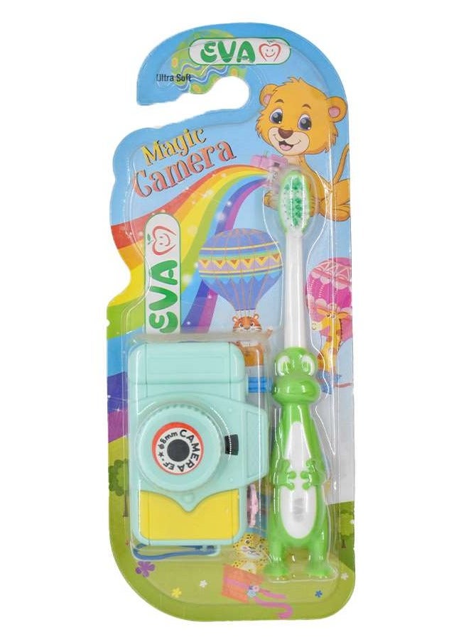 Eva Toothbrush Ultra Soft With Camera Multi-Colors