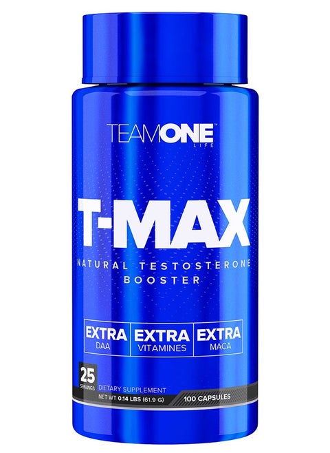 Tmax Testosterone Booster With Extra Daa And Maca 100 Capsules