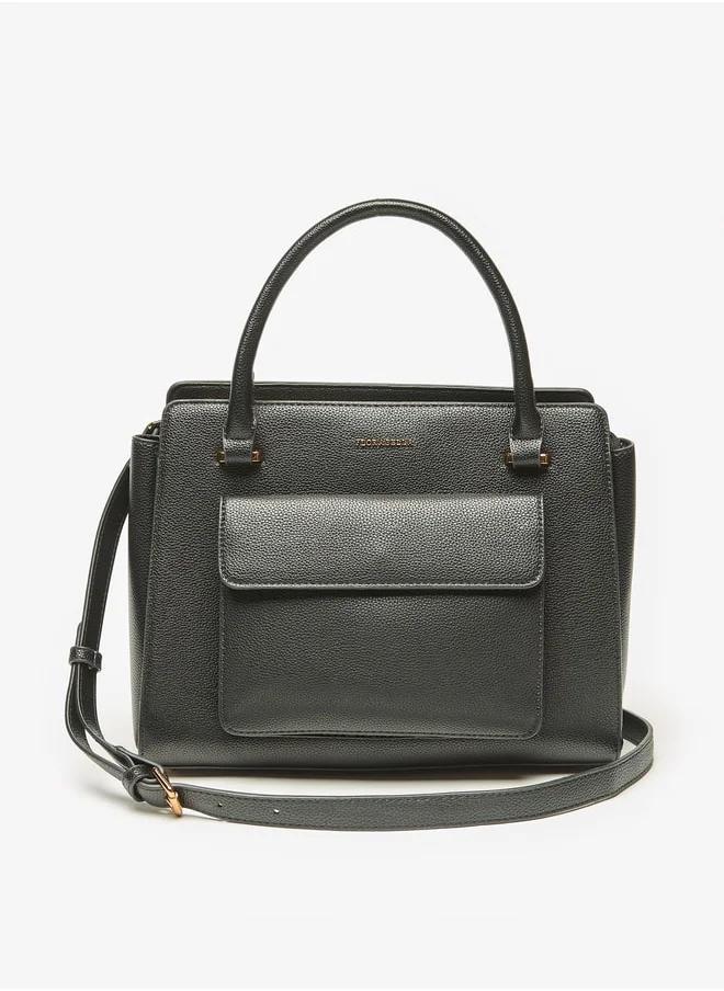 فلورا بيلا من شو إكسبرس Women Solid Tote Bag with Handles and Detachable Strap