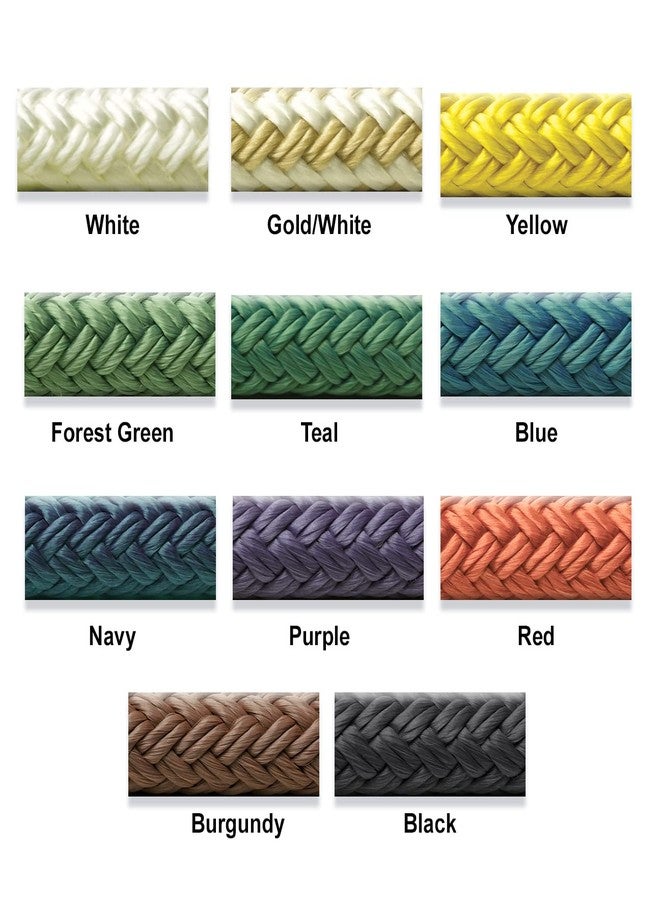 Seachoice Double-Braid Nylon Fender Line, 1/4 In. X 6 Ft., Navy Blue - Image 4