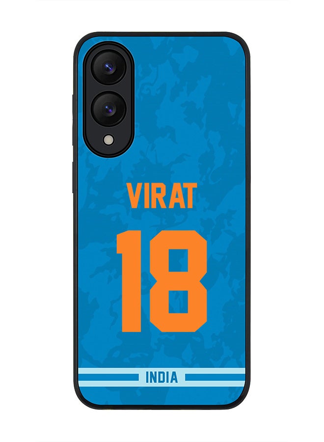 Stylizedd For Samsung Galaxy S25 Edge Case,Slim fit Camera Protection, Shockproof Thin Phone cover  - India Virat Kohli, Jersey No 18
