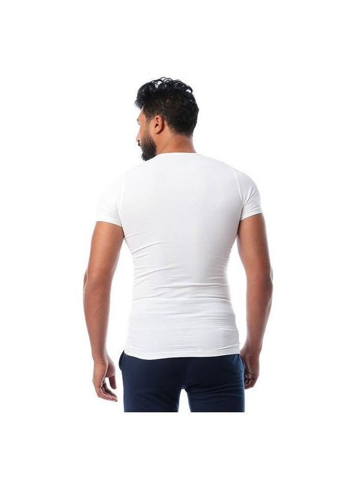 Mesery Mesery Bundle Of Three Breathable Half Sleeves Cotton Undershirts - White  - Image 5