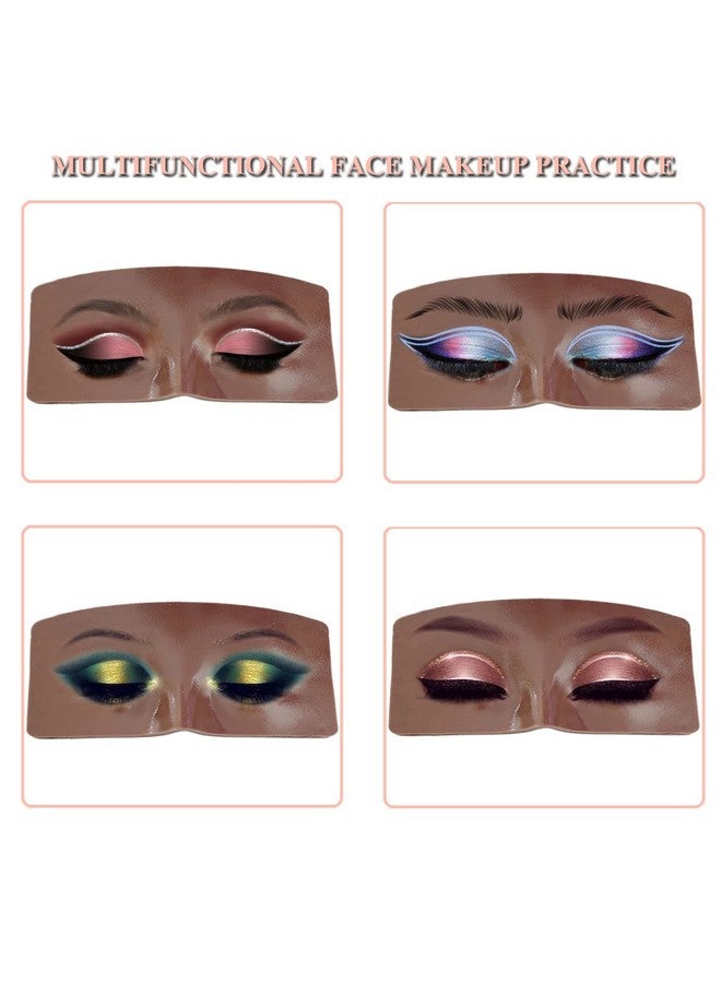 Aibipo Makeup Practice Face Board 3D Realistic Practice Makeup Face Set Makeup Mannequin Face With Makeup Kit For Professional Makeup Artists Students And Beginners To Practice Eyes Eyeshadow Makeup - Image 2