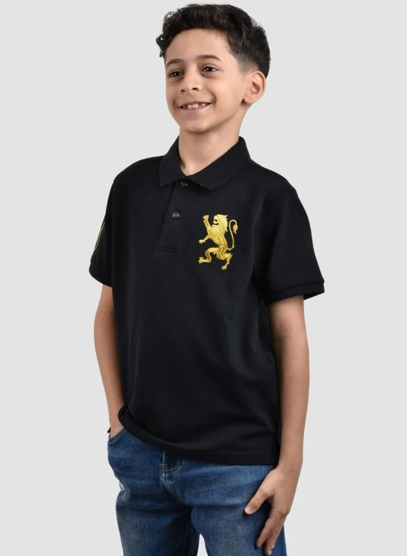 جيوردانو جونيور التطريز كم قصير بولو جريئة