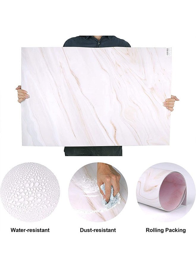 ZUOMIDIE - 6 قطع 12 نمطًا من ورق خلفية التصوير الفوتوغرافي مزدوج الجوانب، 22 × 35 في 2 في 1 نمط نسيج رخام/خشب/أسمنت، خلفيات مسطحة لسطح الطاولة لمستحضرات التجميل والمجوهرات والتقاط الصور للمكياج (6 قطع-B) - Image 1