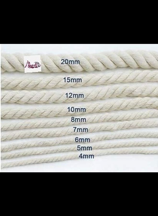 ABBASALI Cotton Rope 10mm X 50 Yards Made In India - Image 1