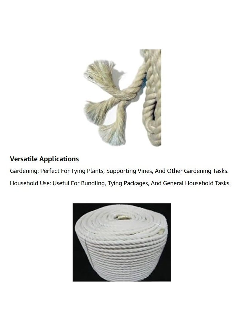 ABBASALI Cotton Rope 10mm X 50 Yards Made In India - Image 2