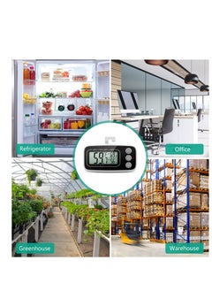 SYOSI Refrigerator Thermometer, (NEW VERSION) 2 Pack Digital Freezer Thermometer, Fridge Thermometer with Magnetic back, LCD Display, Max/Min Function, 3 Mounting Options for Kitchen, Home, Restaurants  - Image 4