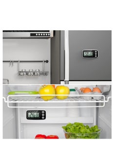 SYOSI Refrigerator Thermometer, (NEW VERSION) 2 Pack Digital Freezer Thermometer, Fridge Thermometer with Magnetic back, LCD Display, Max/Min Function, 3 Mounting Options for Kitchen, Home, Restaurants  - Image 3